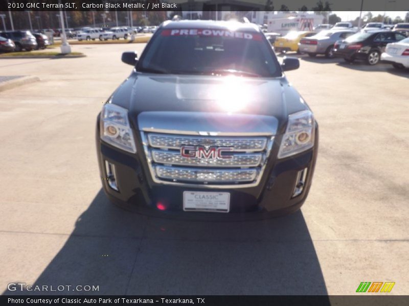 Carbon Black Metallic / Jet Black 2010 GMC Terrain SLT