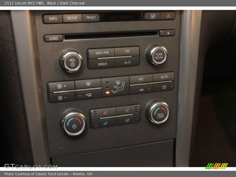 Controls of 2012 MKZ FWD
