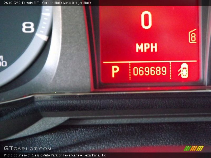 Carbon Black Metallic / Jet Black 2010 GMC Terrain SLT