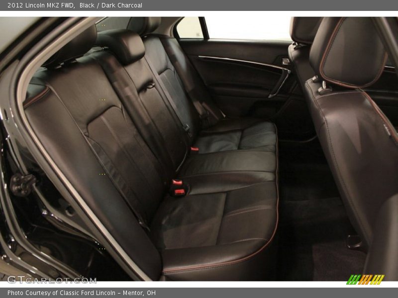 Rear Seat of 2012 MKZ FWD