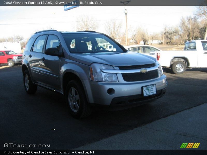Silverstone Metallic / Light Gray 2008 Chevrolet Equinox LS AWD