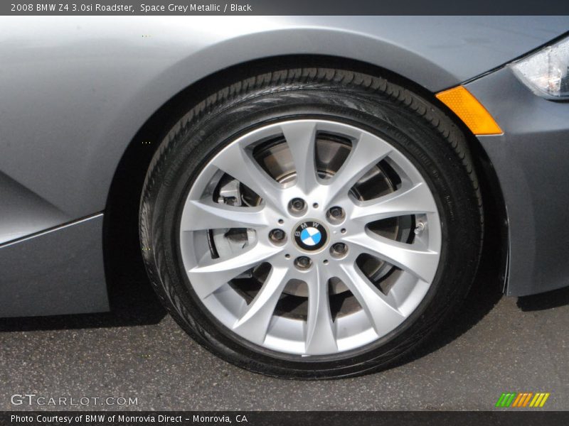 Space Grey Metallic / Black 2008 BMW Z4 3.0si Roadster