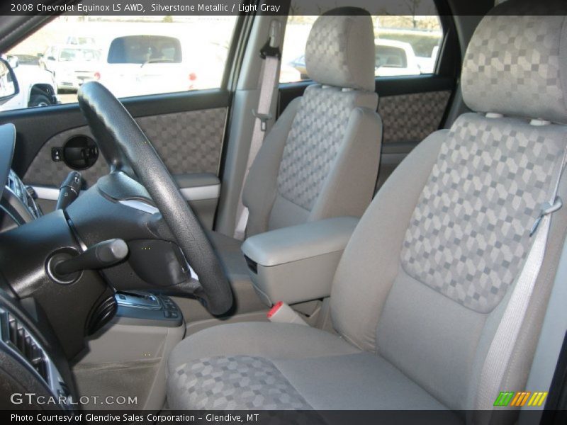 Silverstone Metallic / Light Gray 2008 Chevrolet Equinox LS AWD