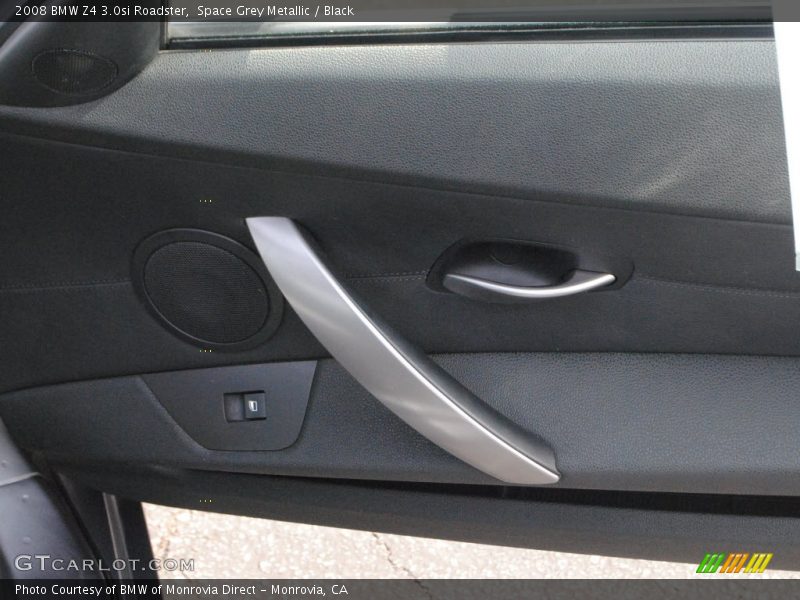 Space Grey Metallic / Black 2008 BMW Z4 3.0si Roadster