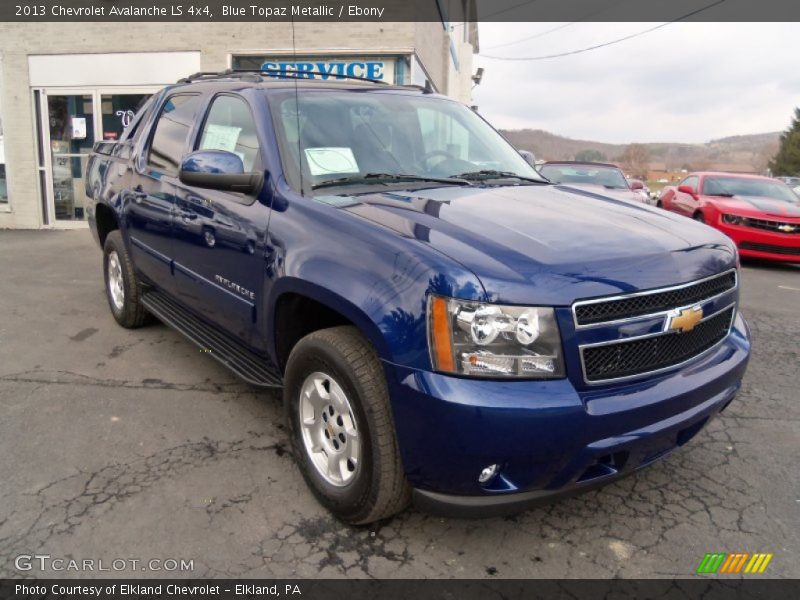 Blue Topaz Metallic / Ebony 2013 Chevrolet Avalanche LS 4x4