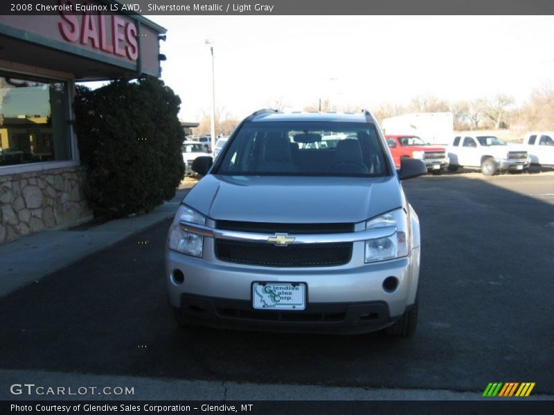 Silverstone Metallic / Light Gray 2008 Chevrolet Equinox LS AWD