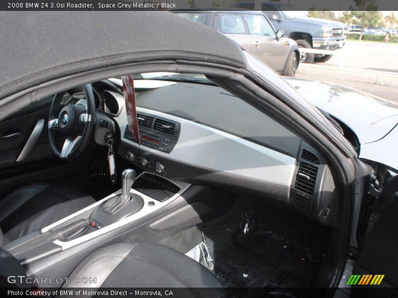Space Grey Metallic / Black 2008 BMW Z4 3.0si Roadster