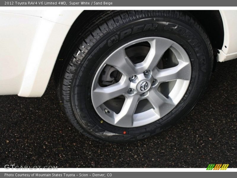 Super White / Sand Beige 2012 Toyota RAV4 V6 Limited 4WD