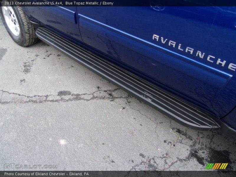 Blue Topaz Metallic / Ebony 2013 Chevrolet Avalanche LS 4x4