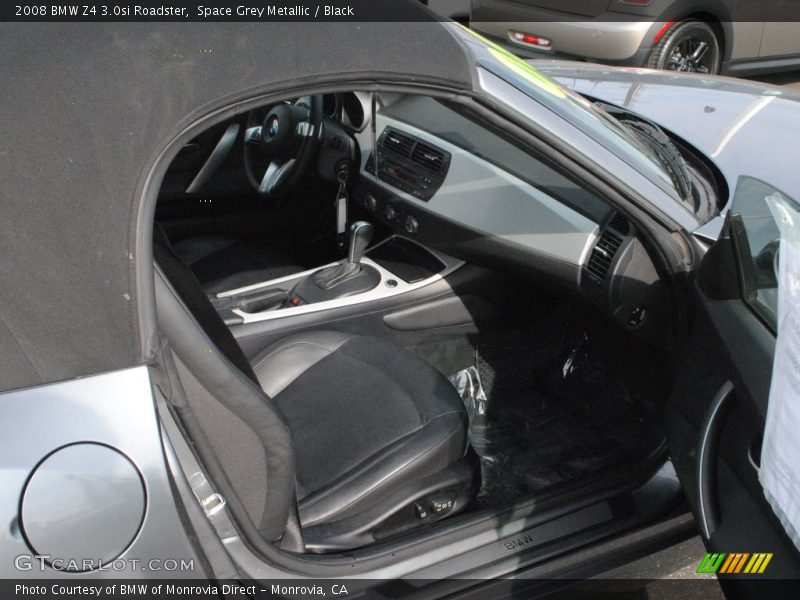 Space Grey Metallic / Black 2008 BMW Z4 3.0si Roadster