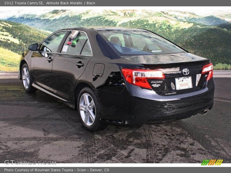 Attitude Black Metallic / Black 2012 Toyota Camry SE