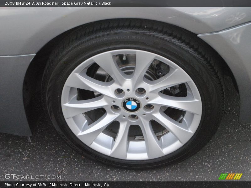 Space Grey Metallic / Black 2008 BMW Z4 3.0si Roadster