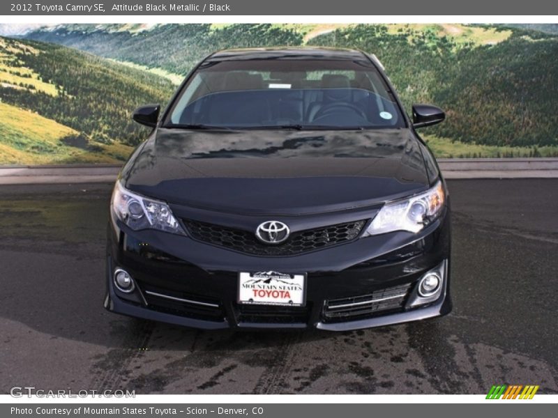 Attitude Black Metallic / Black 2012 Toyota Camry SE