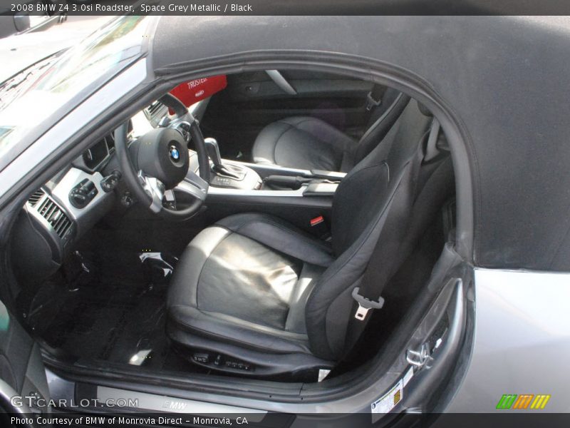 Space Grey Metallic / Black 2008 BMW Z4 3.0si Roadster