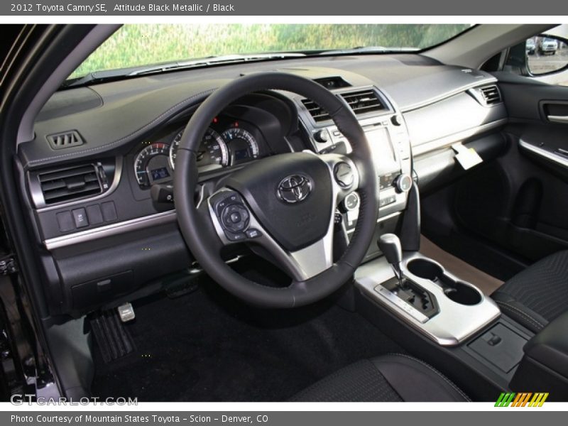 Attitude Black Metallic / Black 2012 Toyota Camry SE
