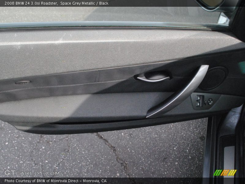 Space Grey Metallic / Black 2008 BMW Z4 3.0si Roadster