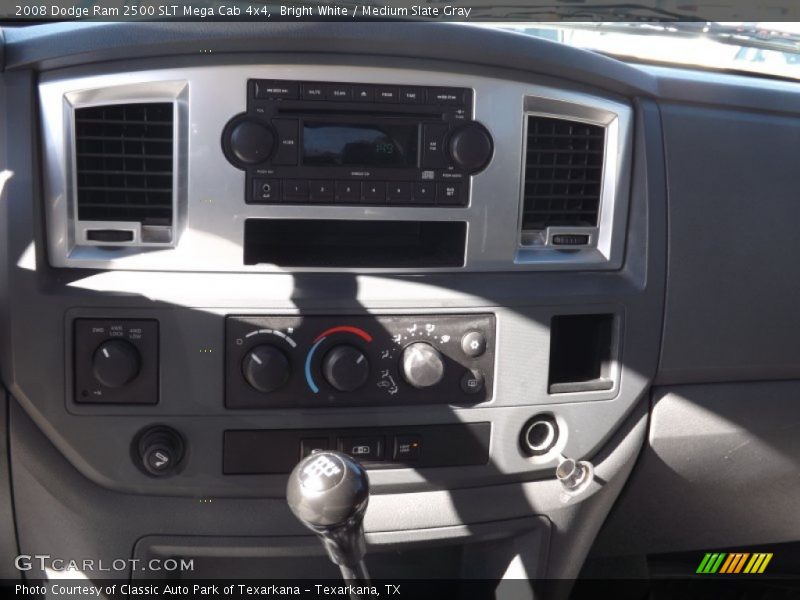 Bright White / Medium Slate Gray 2008 Dodge Ram 2500 SLT Mega Cab 4x4