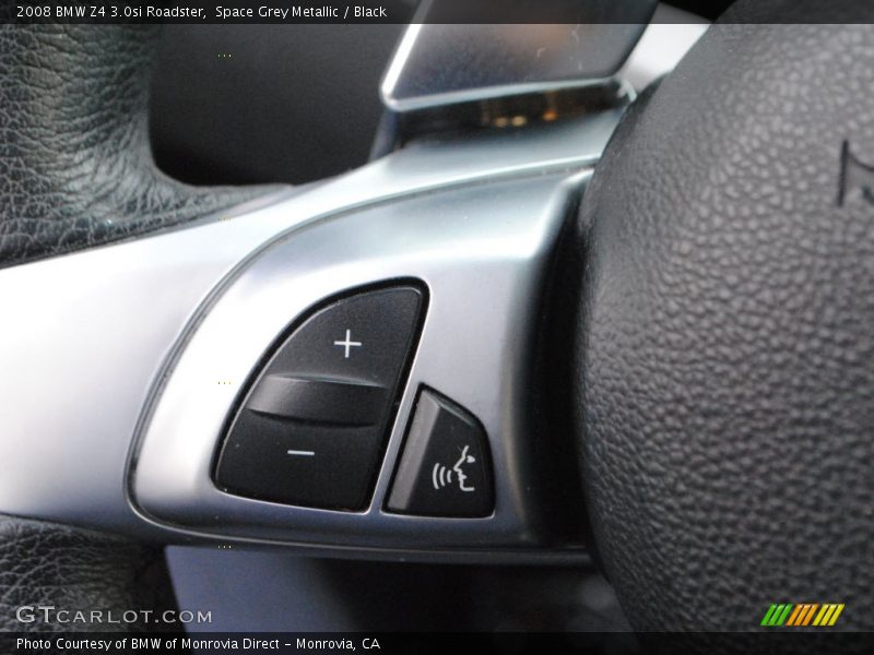 Space Grey Metallic / Black 2008 BMW Z4 3.0si Roadster