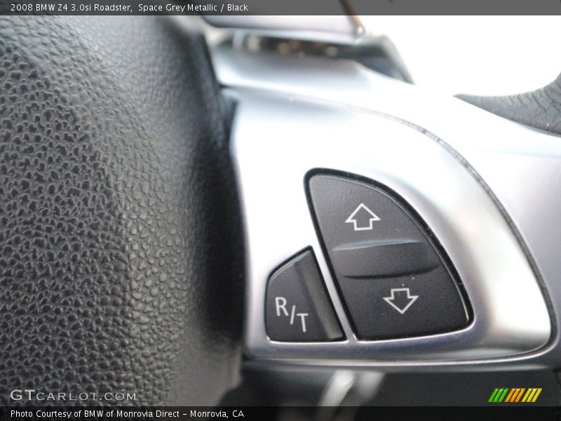 Space Grey Metallic / Black 2008 BMW Z4 3.0si Roadster