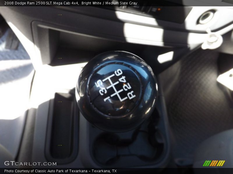  2008 Ram 2500 SLT Mega Cab 4x4 6 Speed Manual Shifter