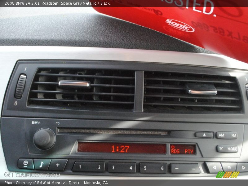 Space Grey Metallic / Black 2008 BMW Z4 3.0si Roadster