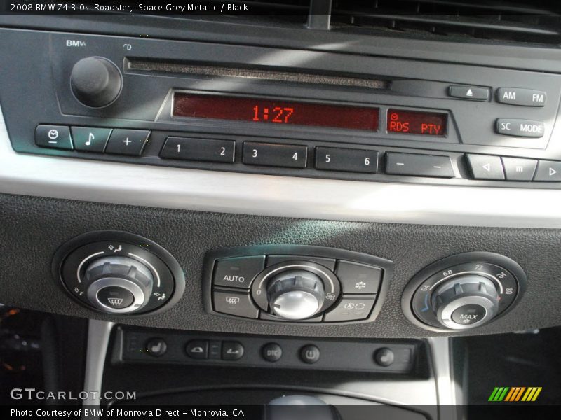 Space Grey Metallic / Black 2008 BMW Z4 3.0si Roadster