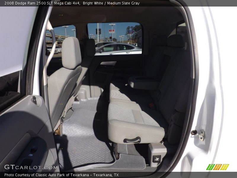 Bright White / Medium Slate Gray 2008 Dodge Ram 2500 SLT Mega Cab 4x4
