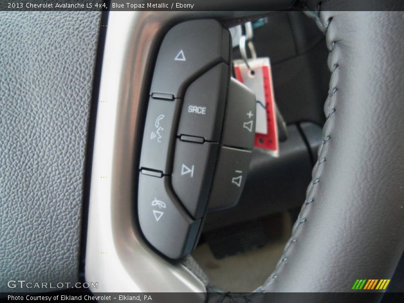 Blue Topaz Metallic / Ebony 2013 Chevrolet Avalanche LS 4x4