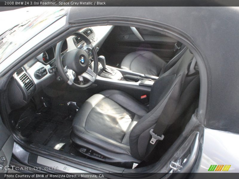 Space Grey Metallic / Black 2008 BMW Z4 3.0si Roadster