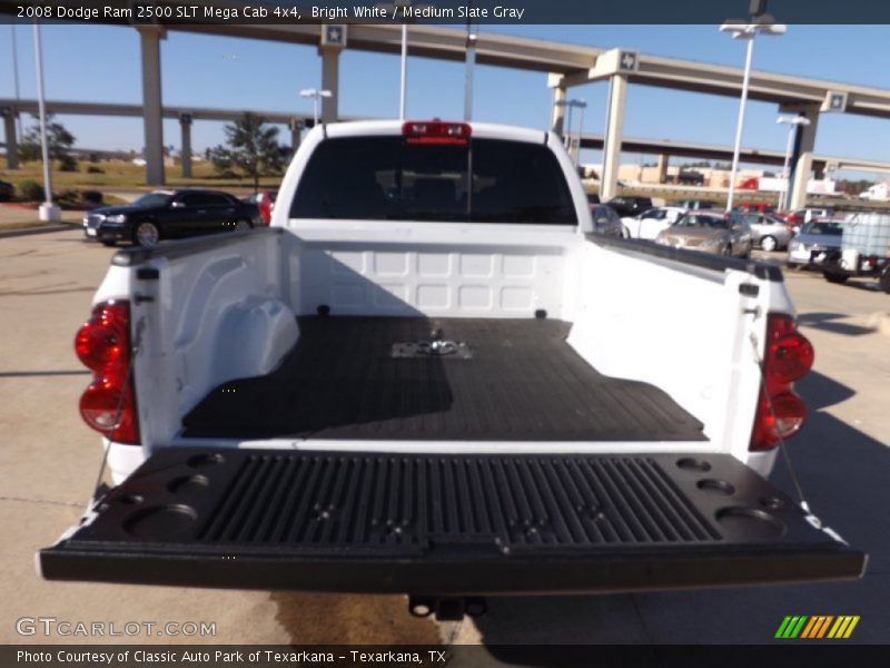 Bright White / Medium Slate Gray 2008 Dodge Ram 2500 SLT Mega Cab 4x4