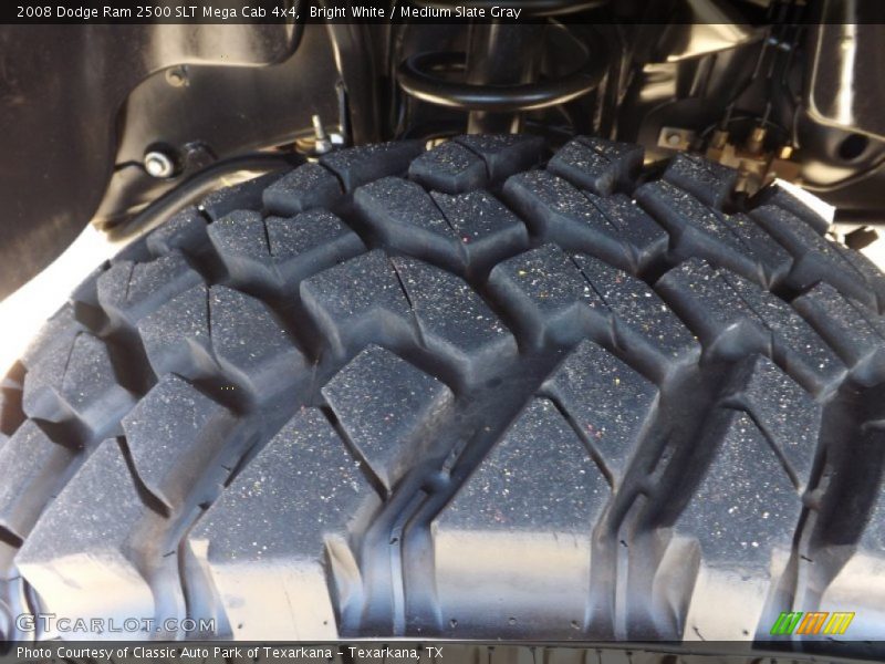 Bright White / Medium Slate Gray 2008 Dodge Ram 2500 SLT Mega Cab 4x4