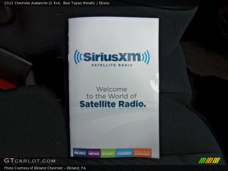 Blue Topaz Metallic / Ebony 2013 Chevrolet Avalanche LS 4x4
