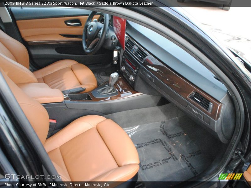 Jet Black / Saddle Brown Dakota Leather 2009 BMW 3 Series 328xi Sport Wagon