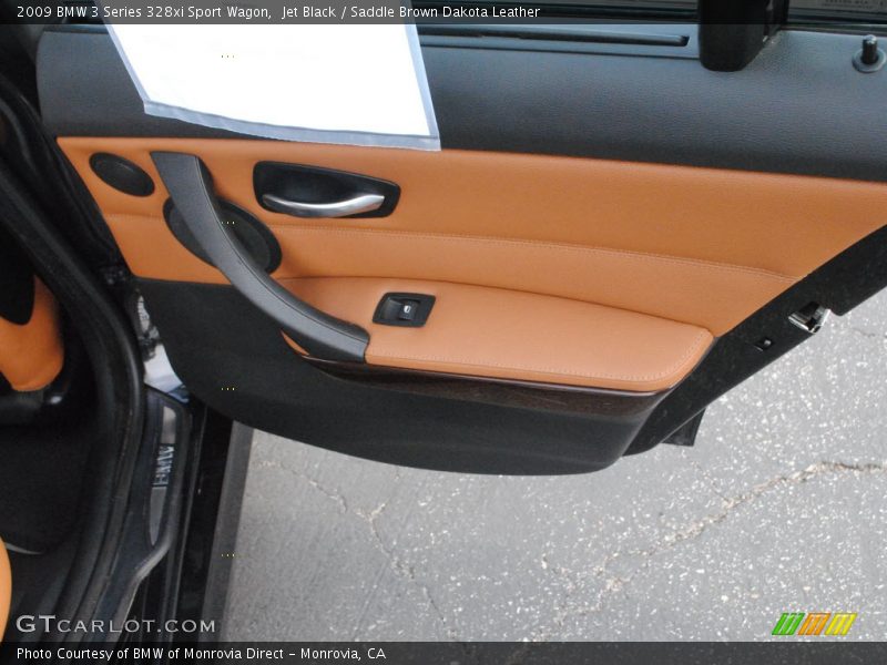 Jet Black / Saddle Brown Dakota Leather 2009 BMW 3 Series 328xi Sport Wagon