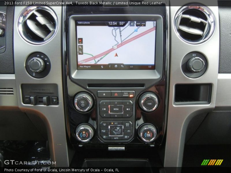 Navigation of 2013 F150 Limited SuperCrew 4x4