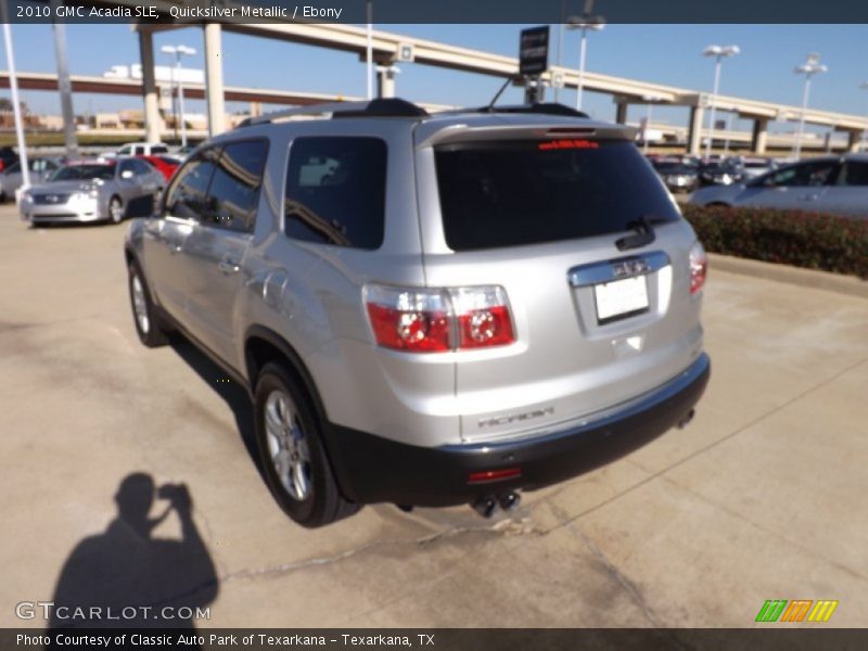 Quicksilver Metallic / Ebony 2010 GMC Acadia SLE
