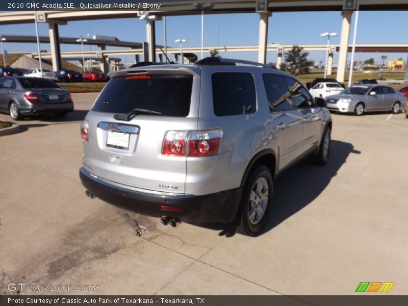 Quicksilver Metallic / Ebony 2010 GMC Acadia SLE