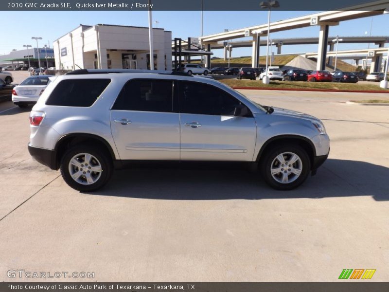 Quicksilver Metallic / Ebony 2010 GMC Acadia SLE