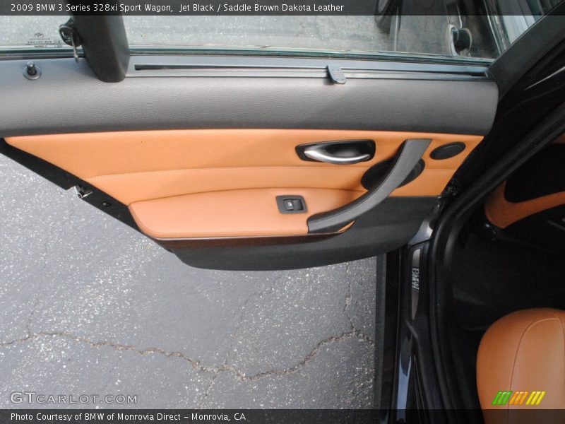 Jet Black / Saddle Brown Dakota Leather 2009 BMW 3 Series 328xi Sport Wagon
