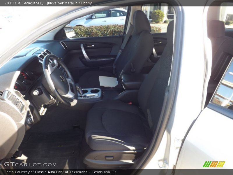 Quicksilver Metallic / Ebony 2010 GMC Acadia SLE
