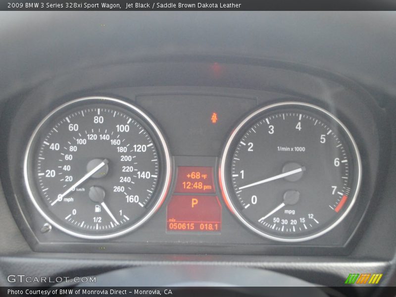Jet Black / Saddle Brown Dakota Leather 2009 BMW 3 Series 328xi Sport Wagon