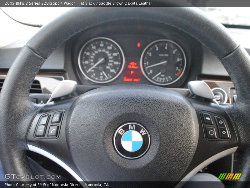 Jet Black / Saddle Brown Dakota Leather 2009 BMW 3 Series 328xi Sport Wagon