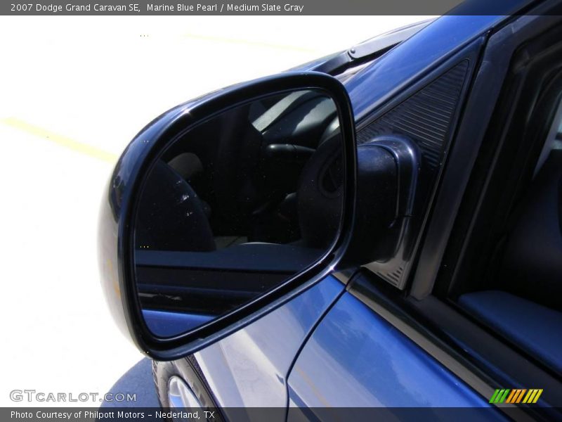 Marine Blue Pearl / Medium Slate Gray 2007 Dodge Grand Caravan SE