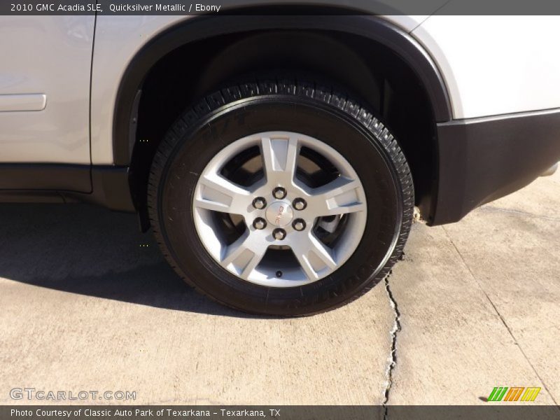 Quicksilver Metallic / Ebony 2010 GMC Acadia SLE