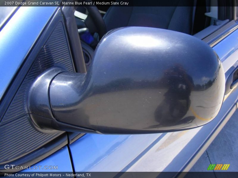 Marine Blue Pearl / Medium Slate Gray 2007 Dodge Grand Caravan SE