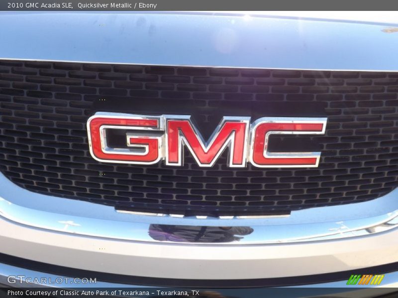 Quicksilver Metallic / Ebony 2010 GMC Acadia SLE
