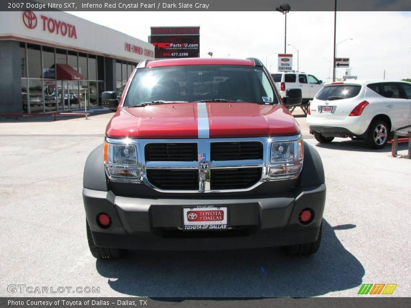 Inferno Red Crystal Pearl / Dark Slate Gray 2007 Dodge Nitro SXT