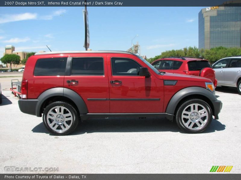 Inferno Red Crystal Pearl / Dark Slate Gray 2007 Dodge Nitro SXT