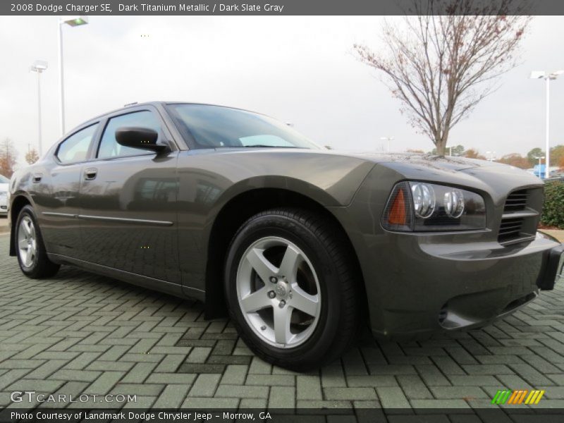 Dark Titanium Metallic / Dark Slate Gray 2008 Dodge Charger SE