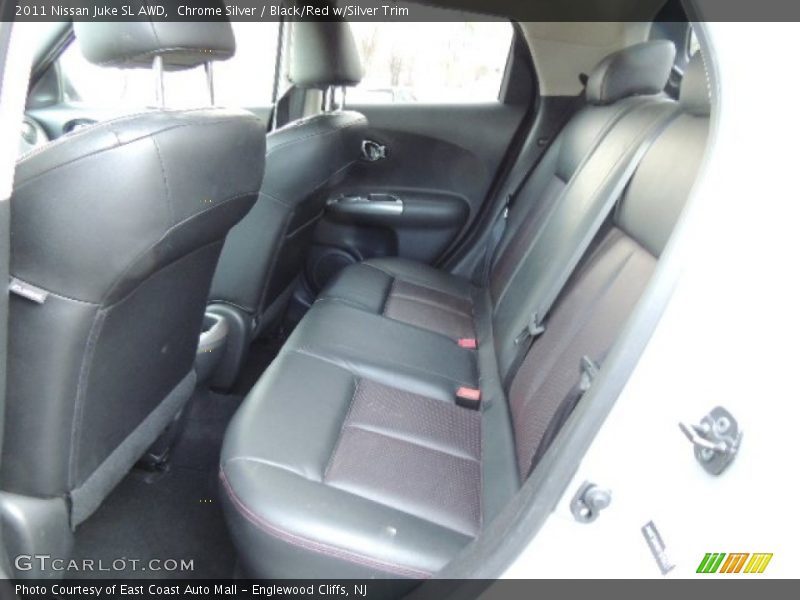 Chrome Silver / Black/Red w/Silver Trim 2011 Nissan Juke SL AWD